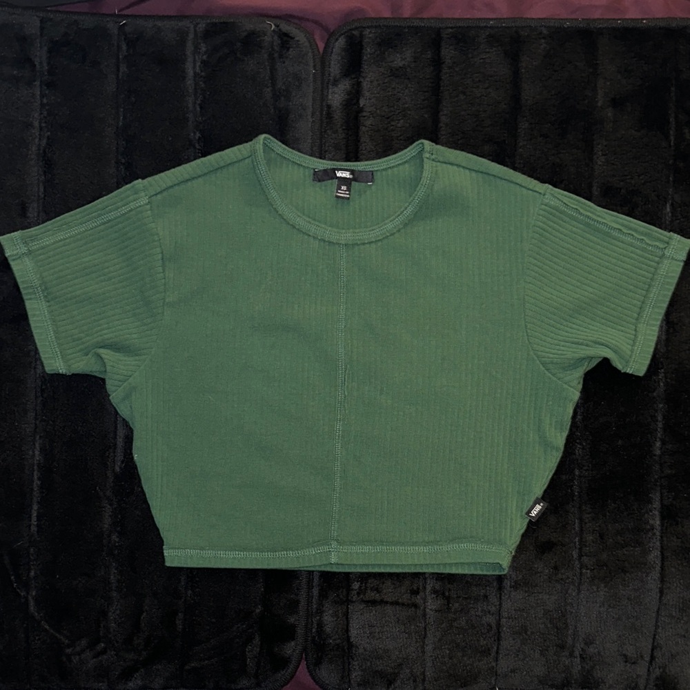 Vans Forest Green Women's Crop Top